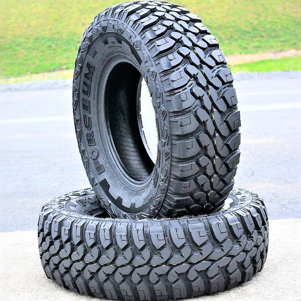 Forceum M/T 08 Plus Mud Off-Road Light Truck Radial Tire-LT265/70R17 265/70/17 265/70-17 121/118P Load Range E LRE 10-Ply BSW Black Side Wall