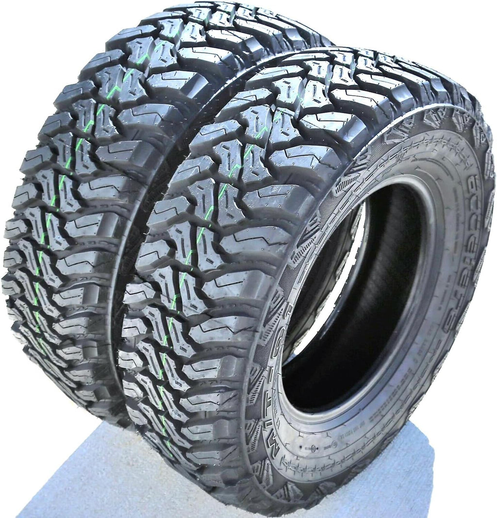 Accelera M/T-01 Mud Off-Road Light Truck Radial Tire-LT235/75R15 235/75/15 235/75-15 104/101Q Load Range C LRC 6-Ply BSW Black Side Wall