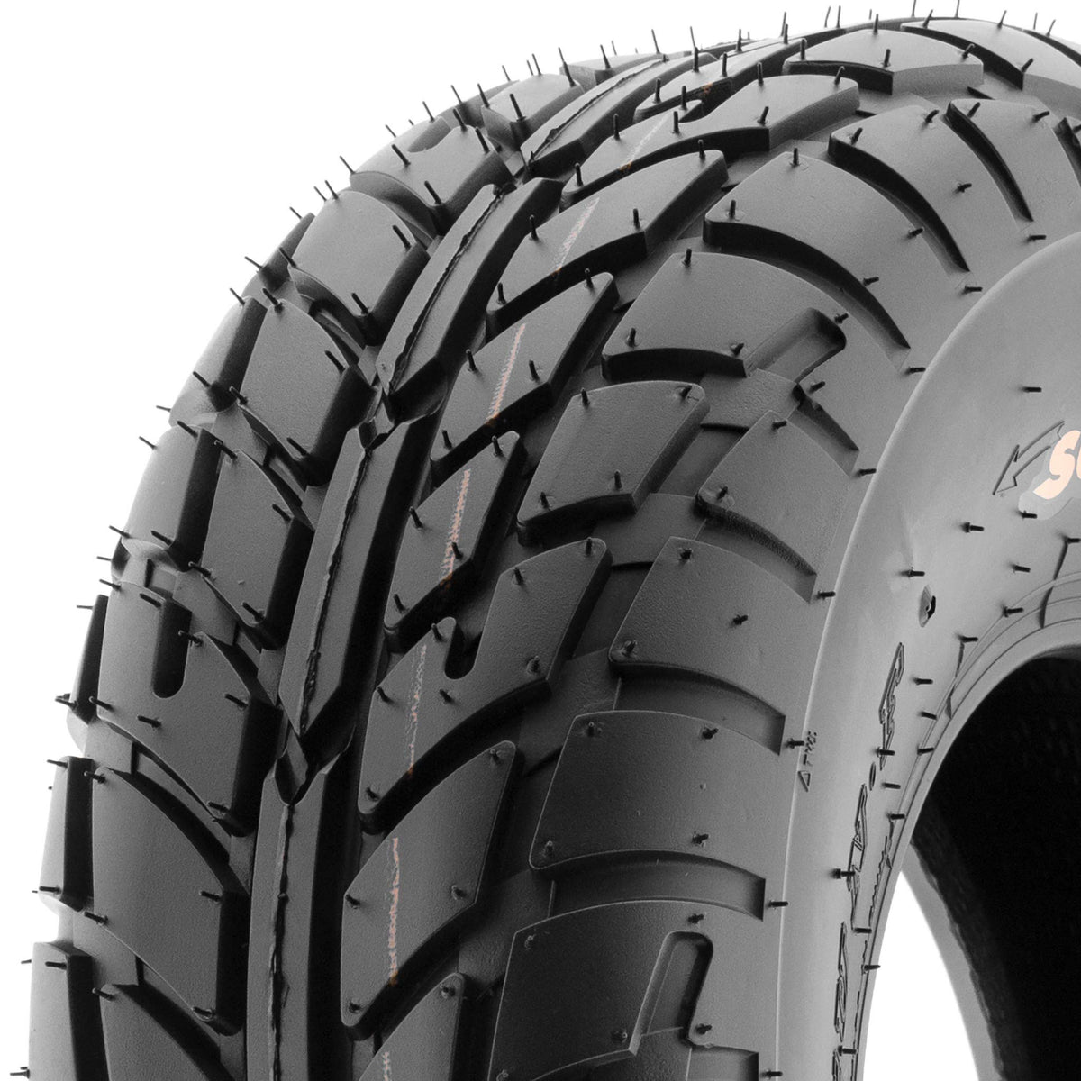 Pair of 2 SunF A021 TT Sport ATV UTV Dirt & Flat Track Tires 19x7-8, 6 PR, Tubeless