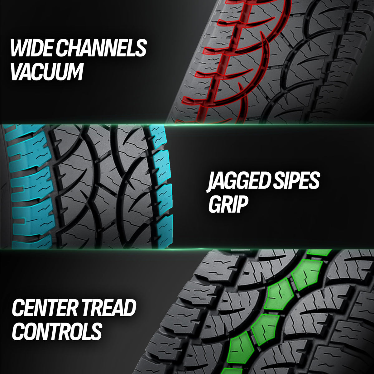 ATTURO Trail Blade A/T All-Terrain Tire, 255/70R16 111T