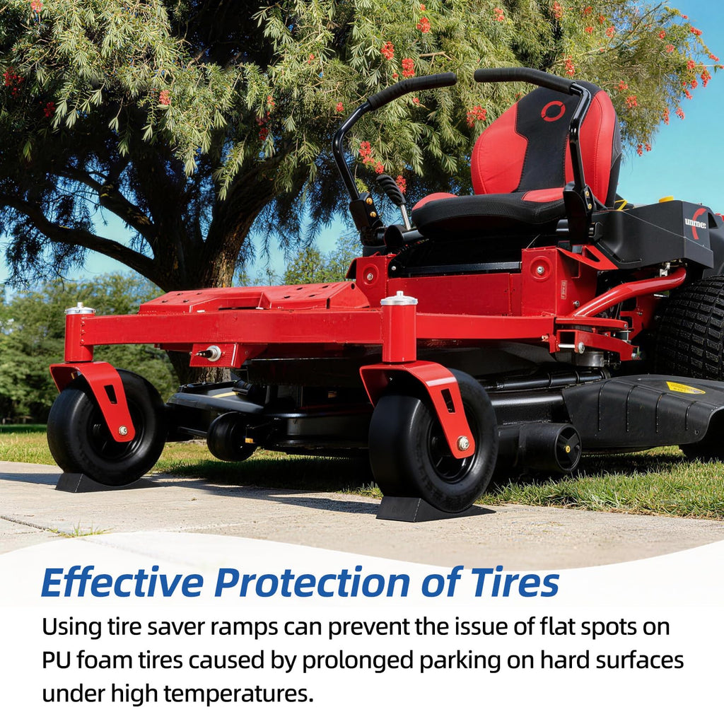 GICOOL 13x6.50-6" Flat-Free Front Tire and Wheel, for Zero-Turn Mower, 2PK