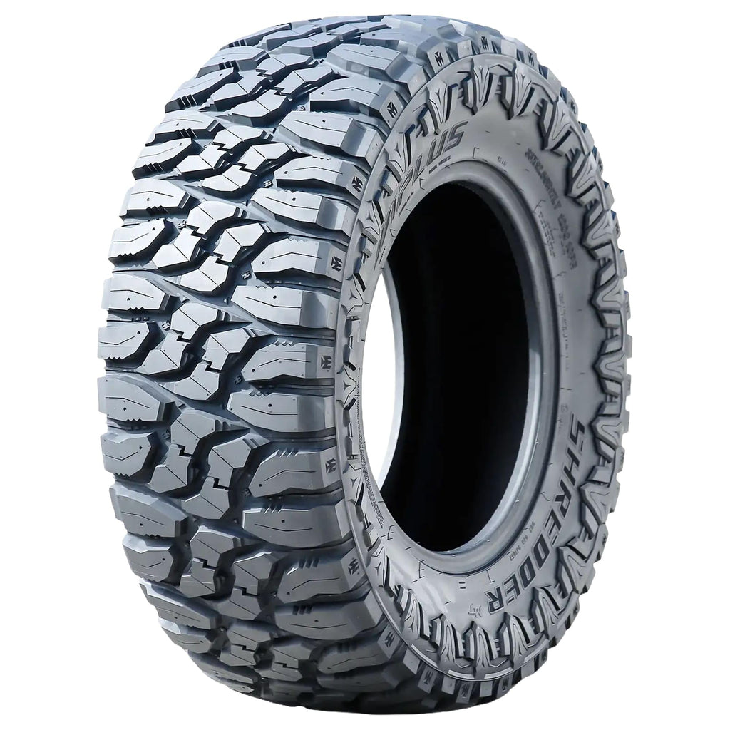Aplus Shredder MT M/T Mud Off-Road Light Truck Radial Tire-LT245/75R16 245/75/16 245/75-16 120/116Q Load Range E LRE 10-Ply BSW Black Side Wall