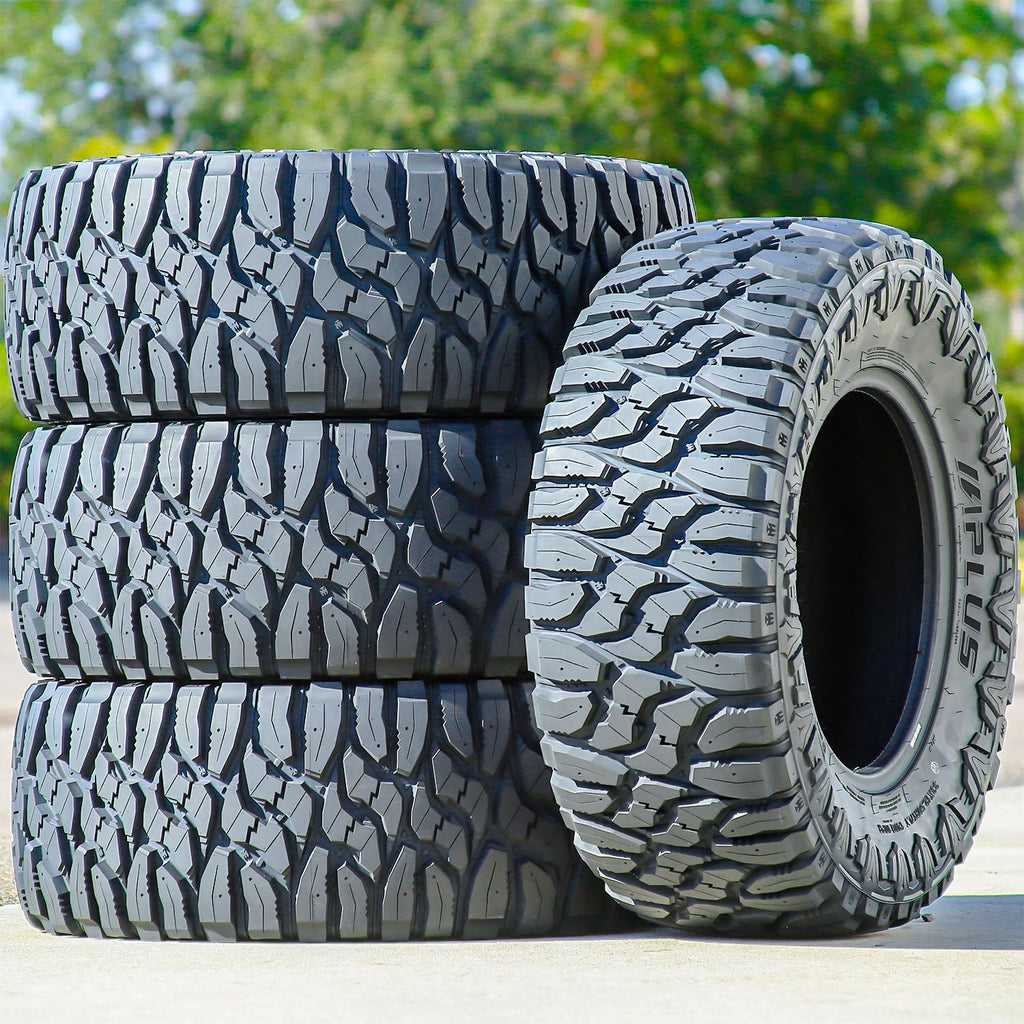Aplus Shredder MT M/T Mud Off-Road Light Truck Radial Tire-LT245/75R16 245/75/16 245/75-16 120/116Q Load Range E LRE 10-Ply BSW Black Side Wall