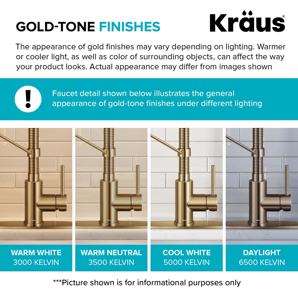 KRAUS Chrome 18.75 in Commercial Pull Down Kitchen Faucet KPF-1610CH