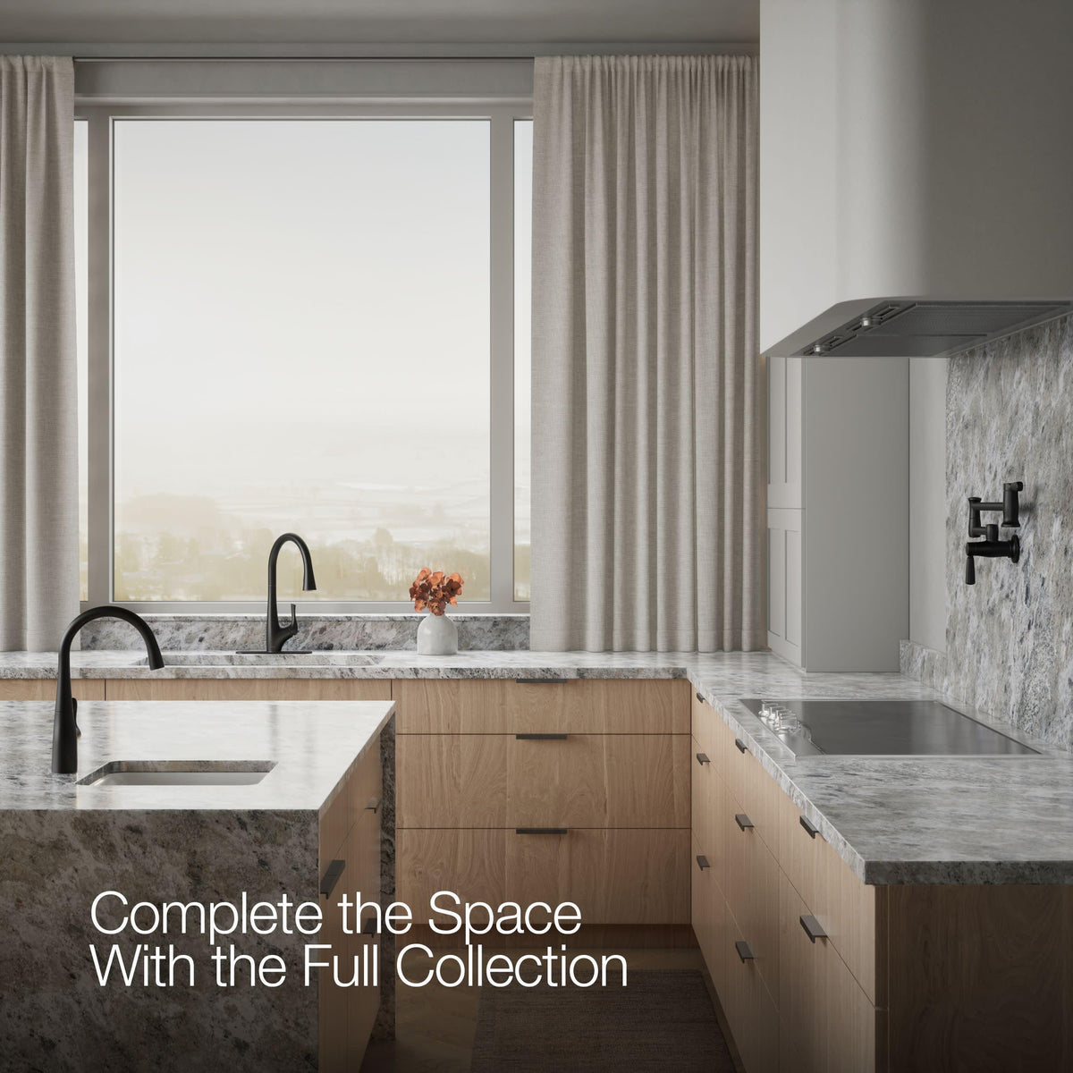 KOHLER R43210-VS Bevinâ¢ Kitchen Sink Faucet with Pull Down Sprayer, Two-Function Sprayhead Kitchen Faucets, 1.5 GPM, Vibrant Stainless