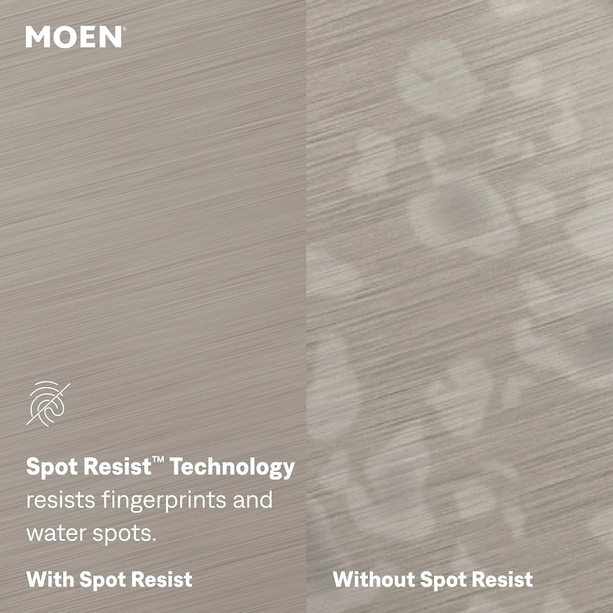 Moen Wetherly Spot Resist Stainless High-Arc Kitchen Faucet with Side Spray, 87999SRS