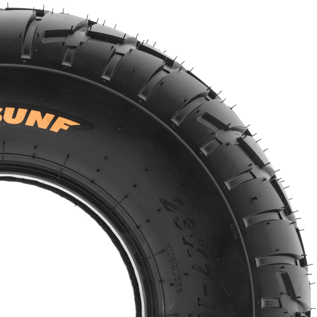 Pair of 2 SunF A021 TT Sport ATV UTV Dirt & Flat Track Tires 19x7-8, 6 PR, Tubeless