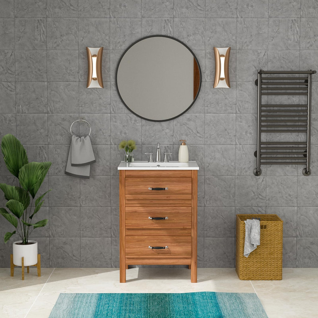 Lordear 17x12 Inch Undermount Bathroom Sink (Installation Size: 15"x10") Vanity Small Sinks Rectangle Pure White Porcelain Ceramic Bath Lavatory Vanity Sink Basin with Overflow