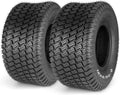 18x8.50-8 Lawn Mower Tire,18x8.50x8 Lawn Mower Tires Set of 2, 4-Ply Tubeless Turf Tires for Zero Turn Mower/Golf Cart/Tractor, Heavy Duty 18x8.5-8 Tires with P332 Tread, Max Load 815LBS
