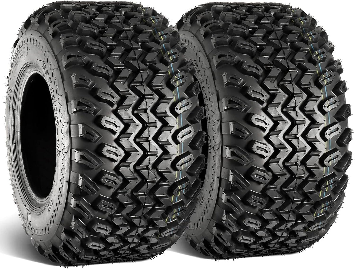MaxAuto 2pcs 22x11.00-10 Hilly Lawn Tires, 22x11x10 Golf Cart Tires, 4Ply