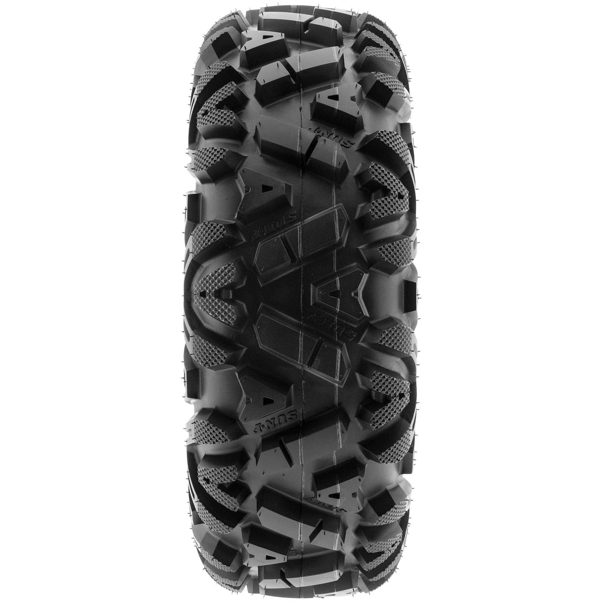 Set of 4 SunF Power.I ATV UTV all-terrain Tires 25x8-12 Front & 25x10-12 Rear, 6 PR, Tubeless A033