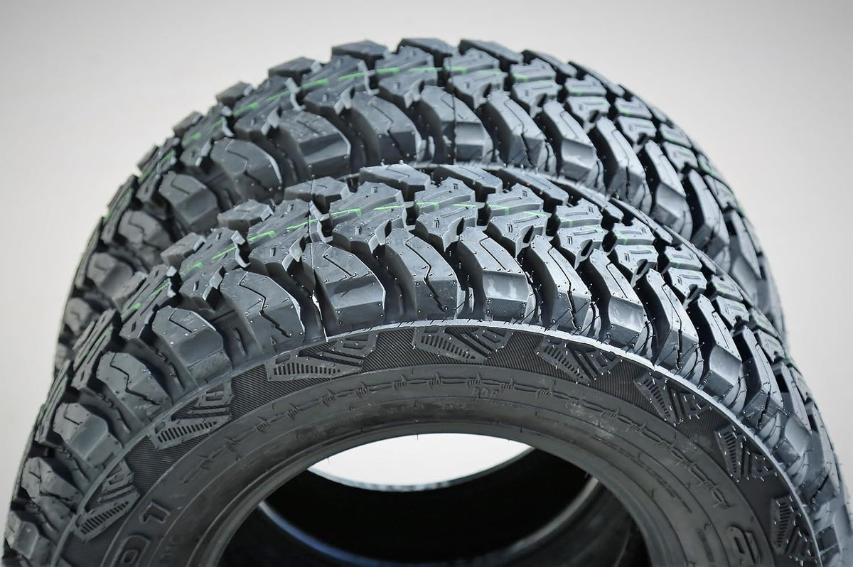 Accelera M/T-01 Mud Off-Road Light Truck Radial Tire-LT235/75R15 235/75/15 235/75-15 104/101Q Load Range C LRC 6-Ply BSW Black Side Wall