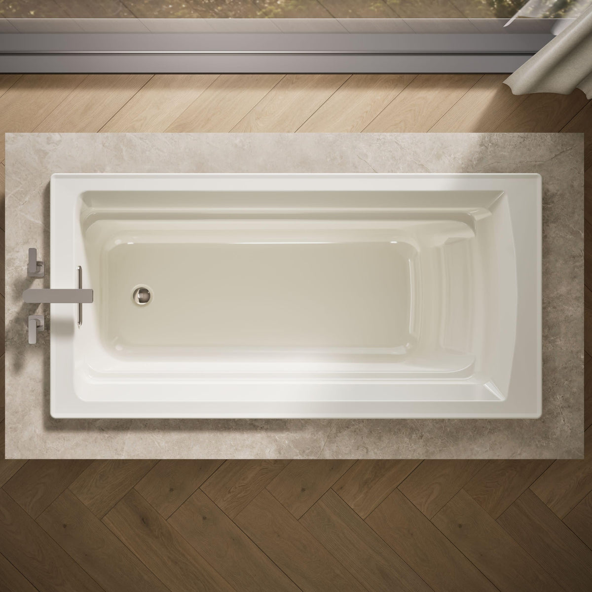 Kohler 1125-0 ArcherÂ® 72" x 36" drop-in bath, White