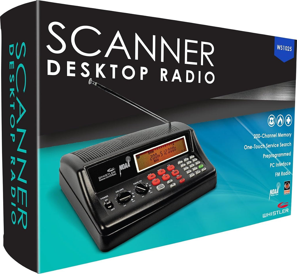 Whistler WS1025 Analog Desktop Scanner (Black) (Certified Refurbished)