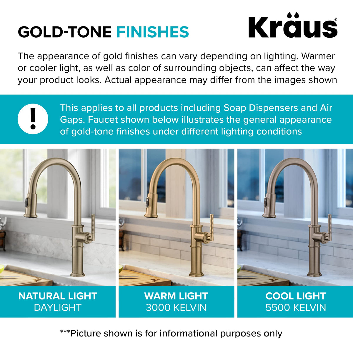 KRAUS Ramus Single Handle Vessel Sink Bathroom Faucet with Pop-Up Drain in Brushed Gold, KVF-1220BG
