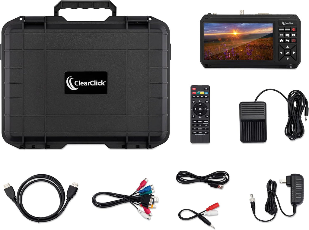 ClearClick HD Video Capture Box Ultimate 3.0 (Third Generation) - Capture or Stream Video from HDMI, DVI, SDI, S-Video, RCA, AV, VHS, VCR, DVD, Camcorders, Hi8