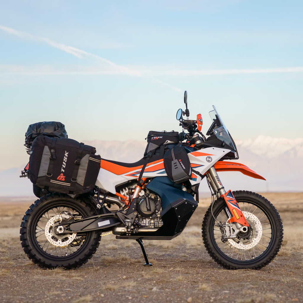 Tusk 2Track Adventure Motorcycle Tire Set ¨C 90/90-21 Front & 130/80-17 Rear ¨C Dual-Sport Off-Road Tires