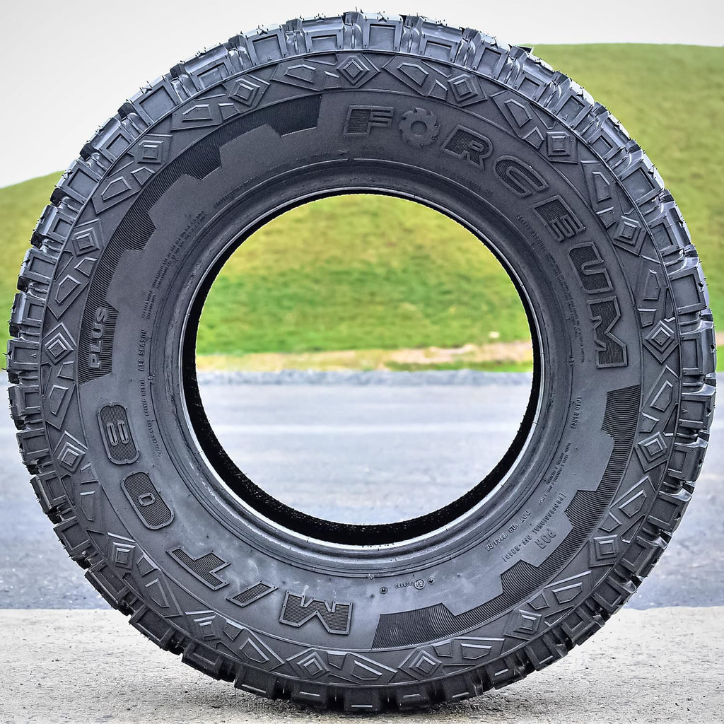 Forceum M/T 08 Plus Mud Off-Road Light Truck Radial Tire-LT265/70R17 265/70/17 265/70-17 121/118P Load Range E LRE 10-Ply BSW Black Side Wall