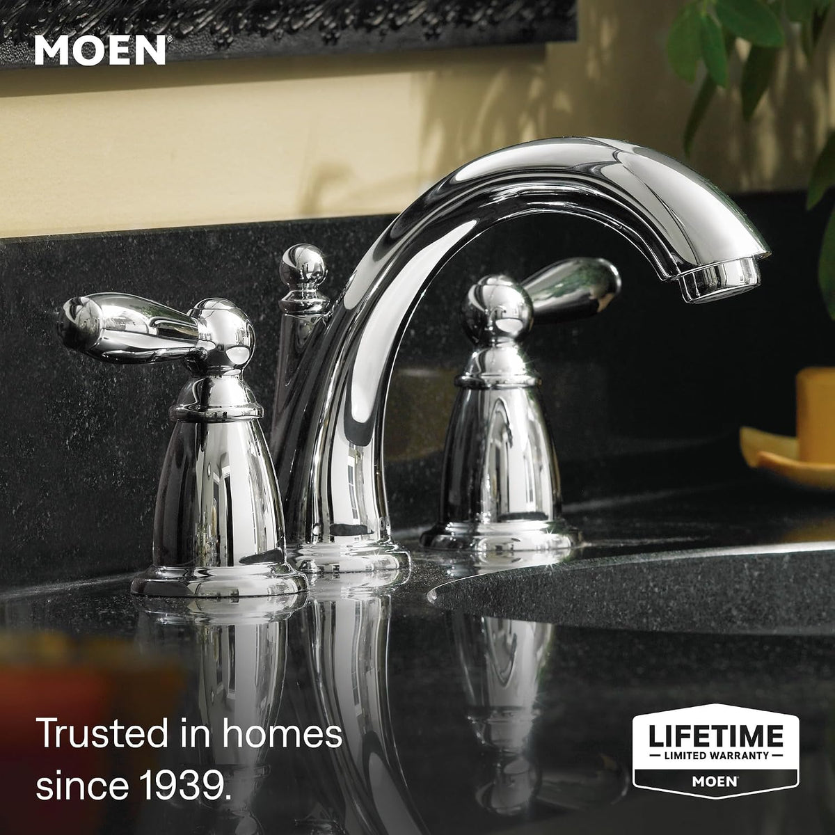 Moen TV6620 Brantford Widespread Bath Faucet, Chrome
