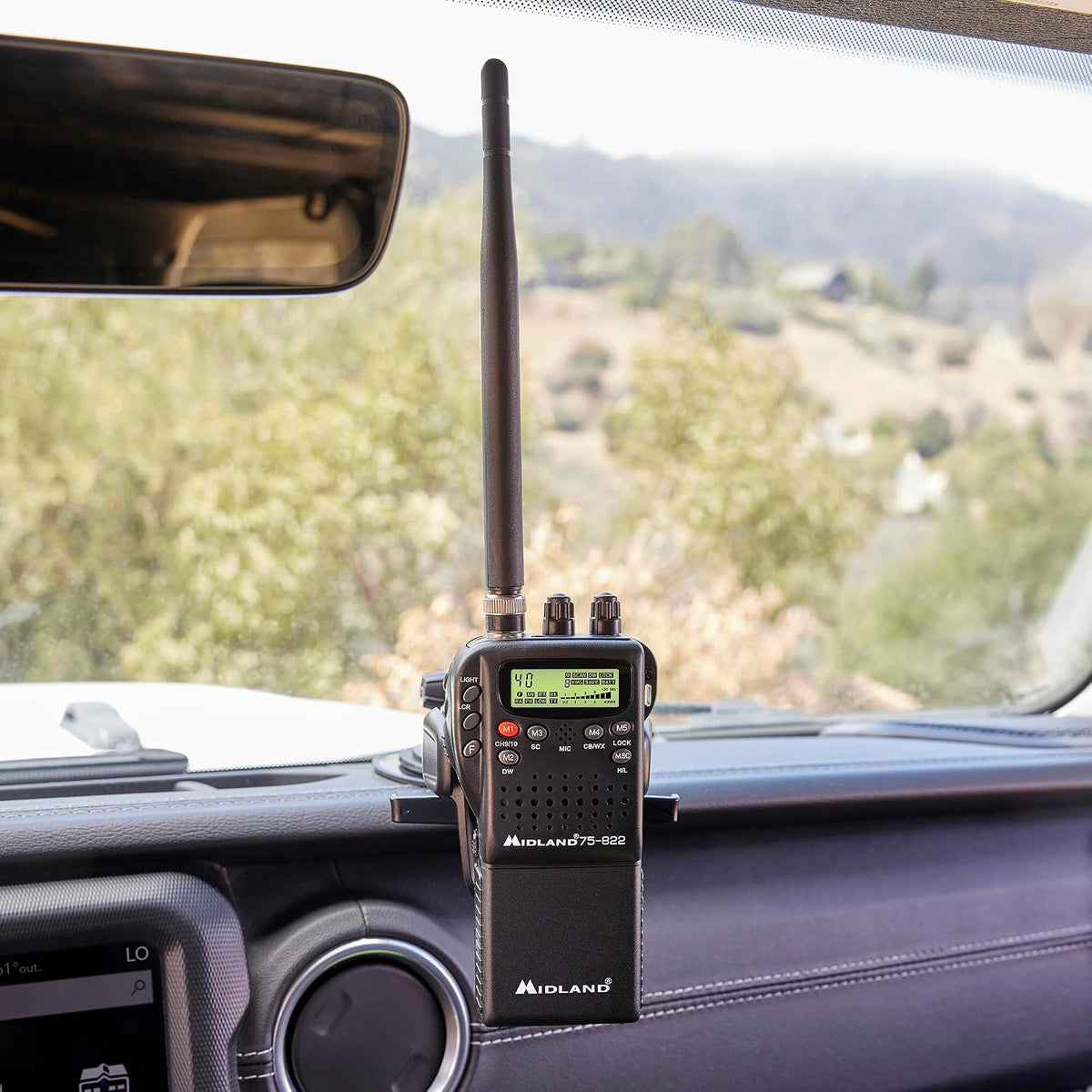 Midland 75-822 AM/FM Handheld CB Radio & Mobile CB Radio