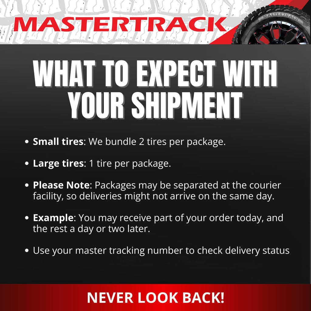 Mastertrack BADLANDS AT All-Terrain Tires (Set of 4) - 235/75R15 109S XL