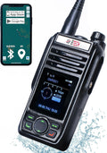 BTECH GMRS-PRO 5W Long-Range GMRS Radio â IP67 Waterproof, Bluetooth VOX, GPS, Texting, NOAA, Compass, Dual-Band Scanner, Off-Grid Location Sharing, Two-Way Walkie Talkie
