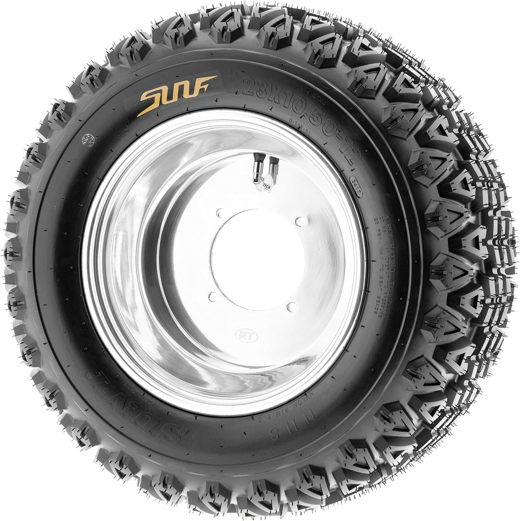 Set of 2 SunF G003 20x10-8 Riding Mower Tires, Turf Tires 20x10-8, Tractor Tires, Rim(s) NOT included