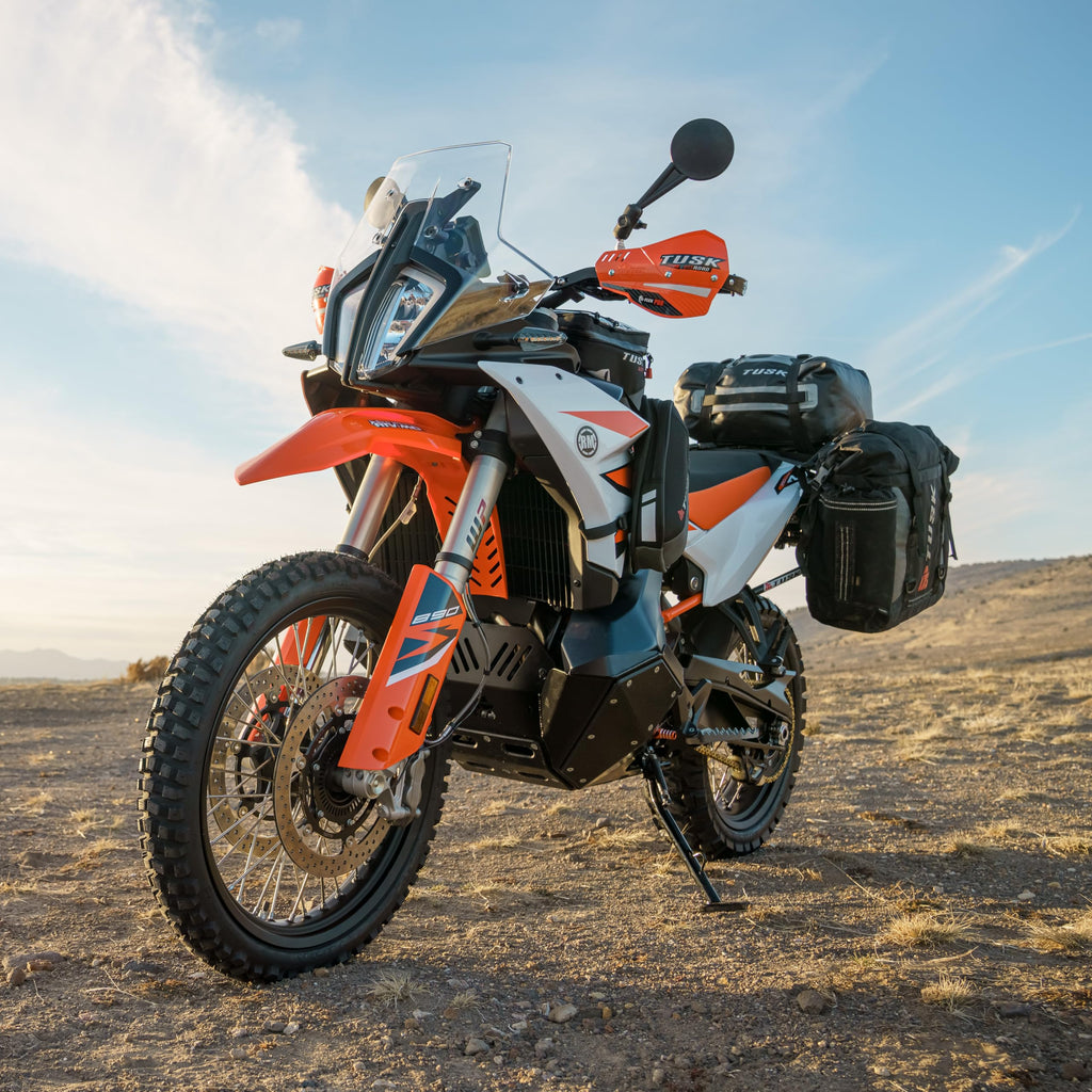 Tusk 2Track Adventure Motorcycle Tire Set ¨C 90/90-21 Front & 130/80-17 Rear ¨C Dual-Sport Off-Road Tires