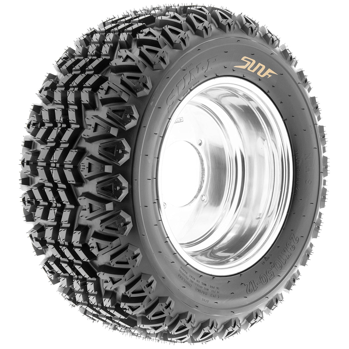 Set of 2 SunF G003 20x10-8 Riding Mower Tires, Turf Tires 20x10-8, Tractor Tires, Rim(s) NOT included
