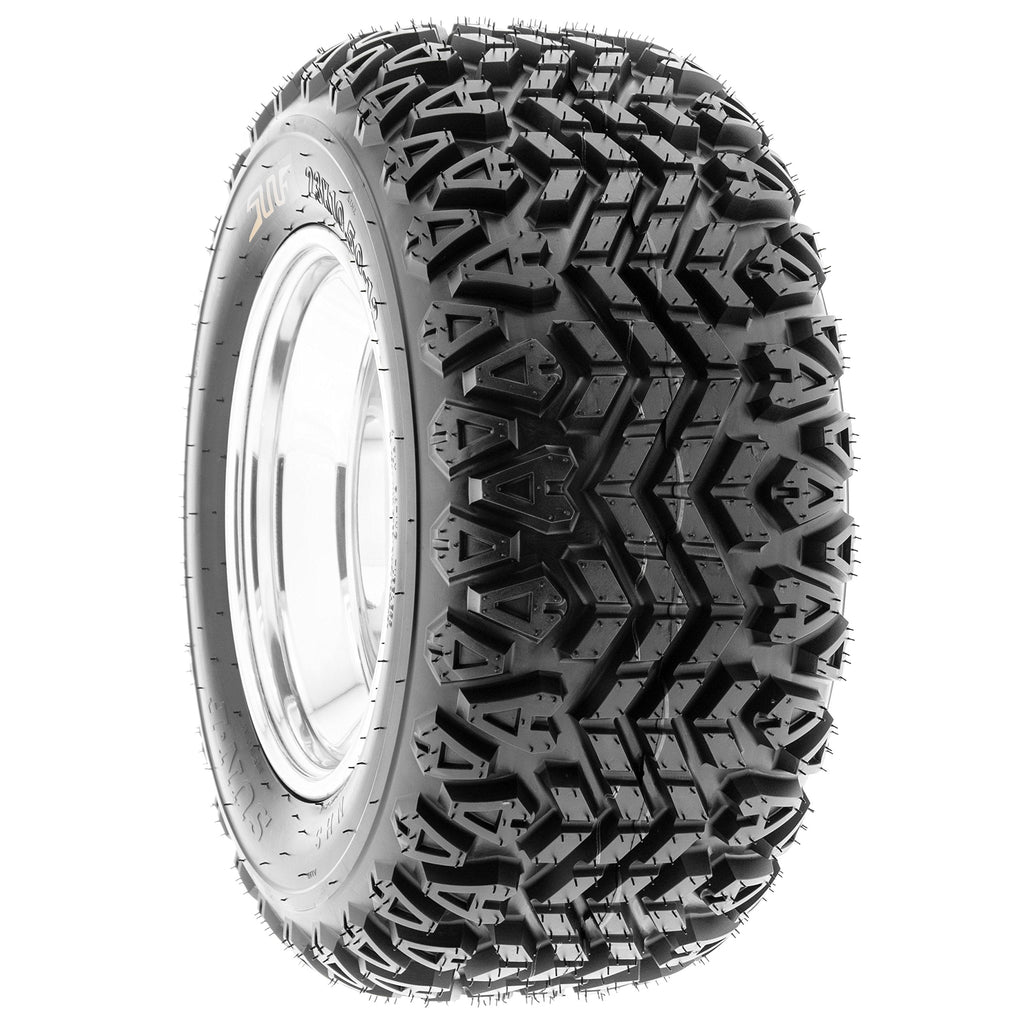 Set of 2 SunF G003 20x10-8 Riding Mower Tires, Turf Tires 20x10-8, Tractor Tires, Rim(s) NOT included